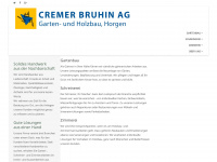cremerbruhin.ch Webseite Vorschau