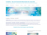 cristallina.de Webseite Vorschau