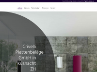 crivelliplattenbelaege.ch Webseite Vorschau