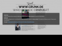 crunk.de Webseite Vorschau