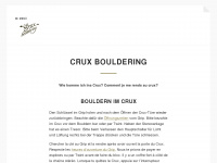crux-bouldering.ch Webseite Vorschau