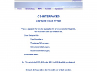 cs-interfaces.de Webseite Vorschau
