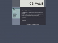 cs-metall.de Webseite Vorschau