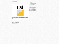csi-projektkoordination.de Webseite Vorschau