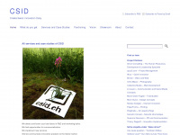 csid.ch Webseite Vorschau