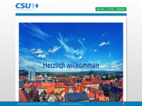 csu-fraktion-bayreuth.de Webseite Vorschau