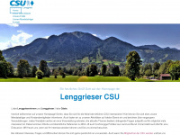 csu-lenggries.de Webseite Vorschau