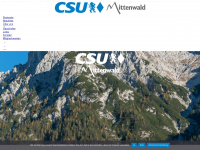 csu-mittenwald.de Webseite Vorschau