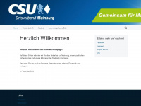 csu-mainburg.de Webseite Vorschau