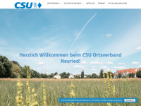 csu-neuried.de Webseite Vorschau
