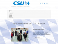 csu-rimpar.de Webseite Vorschau