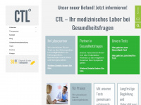 ctl-labor.de Webseite Vorschau