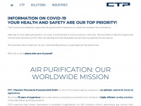 ctp-airpollutioncontrol.com Webseite Vorschau