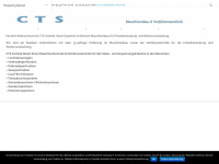 cts-technik.de Webseite Vorschau