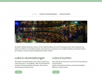 cultura.de Webseite Vorschau
