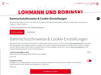 lohmann-robinski.de Webseite Vorschau