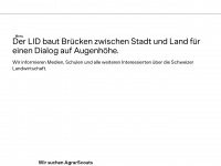 lid.ch Webseite Vorschau