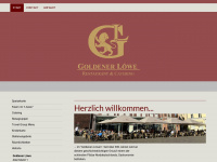 goldener-loewe-stralsund.de Webseite Vorschau