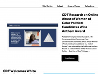 cdt.org Webseite Vorschau