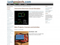 lushprojects.com Webseite Vorschau