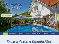 monika-pension.de Webseite Vorschau