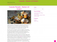 cupcake-rezept.de Webseite Vorschau