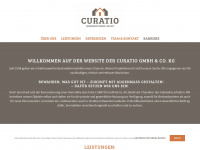 curatio-gmbh.de Webseite Vorschau