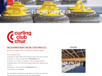 curling-chur.ch Webseite Vorschau