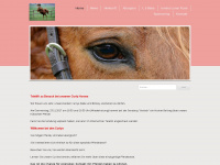 curly-horse.ch Webseite Vorschau