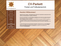 cv-parkett.de Webseite Vorschau