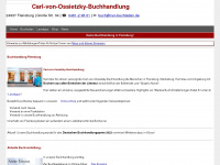 cvo-buchladen.de Webseite Vorschau