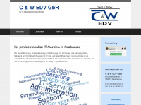 cw-edv.de Webseite Vorschau