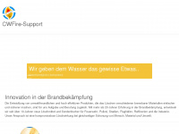 cwfire-support.de Webseite Vorschau