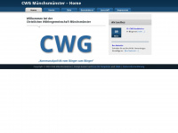 cwg-muenchsmuenster.de Webseite Vorschau