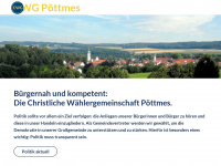 cwg-poettmes.de Webseite Vorschau