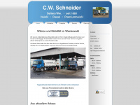 cwschneider.de Webseite Vorschau