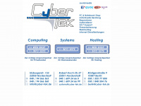 cyber-tek.de Webseite Vorschau