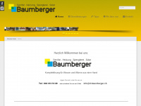d-baumberger.ch Webseite Vorschau