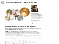 d-drums.de Webseite Vorschau