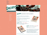dacapo-liederbuch.de Webseite Vorschau