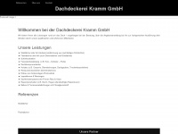 dachdecker-kramm.de Webseite Vorschau