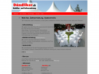 daendliker.ch Webseite Vorschau