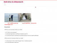 daenemark-heiraten.de Webseite Vorschau