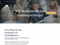studienplatzklagen.com Webseite Vorschau