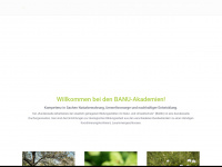 banu-akademien.de Webseite Vorschau