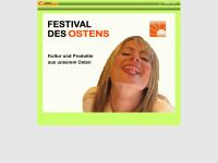 festivaldesostens.de Webseite Vorschau