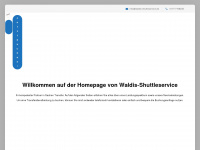 waldis-shuttleservice.de Webseite Vorschau