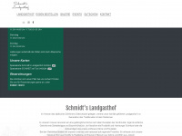 schmidts-landgasthof.de Webseite Vorschau