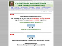mahnverfahren-aktuell.de Webseite Vorschau