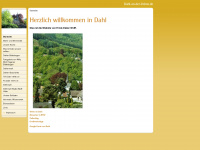 dahl-an-der-volme.de Webseite Vorschau
